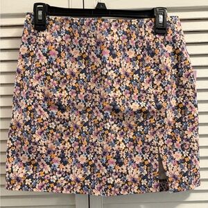 Wild Fable Floral Print Mini Skirt